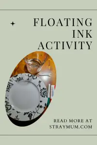 Floating Ink Activity - How to make whiteboard marker (dry erase marker) ink float in water