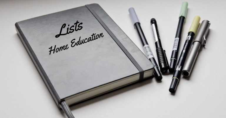 15 Must have Lists to Keep your Homeschool Organised 