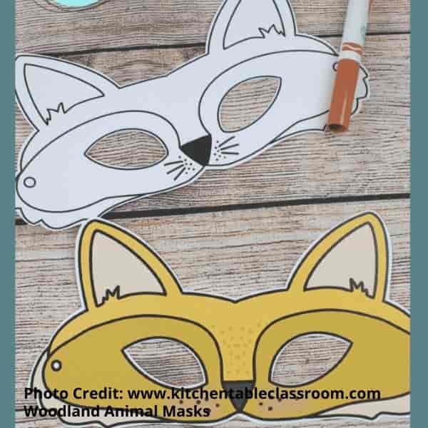 Make your own fox mask Fox Mask Craft