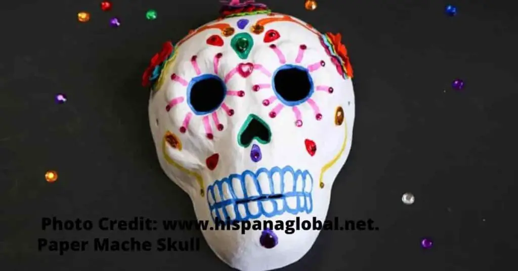 paper mache skull