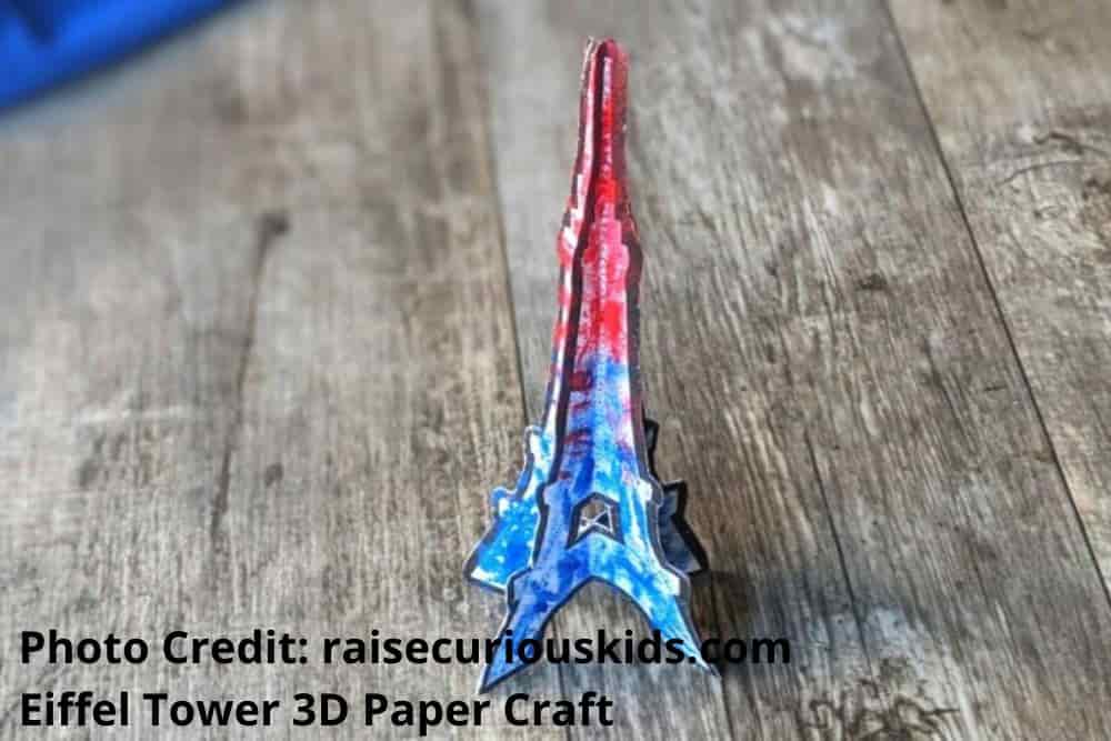 Eiffel Tower - 3D Paper Craft 3d Paper Eiffel Tower