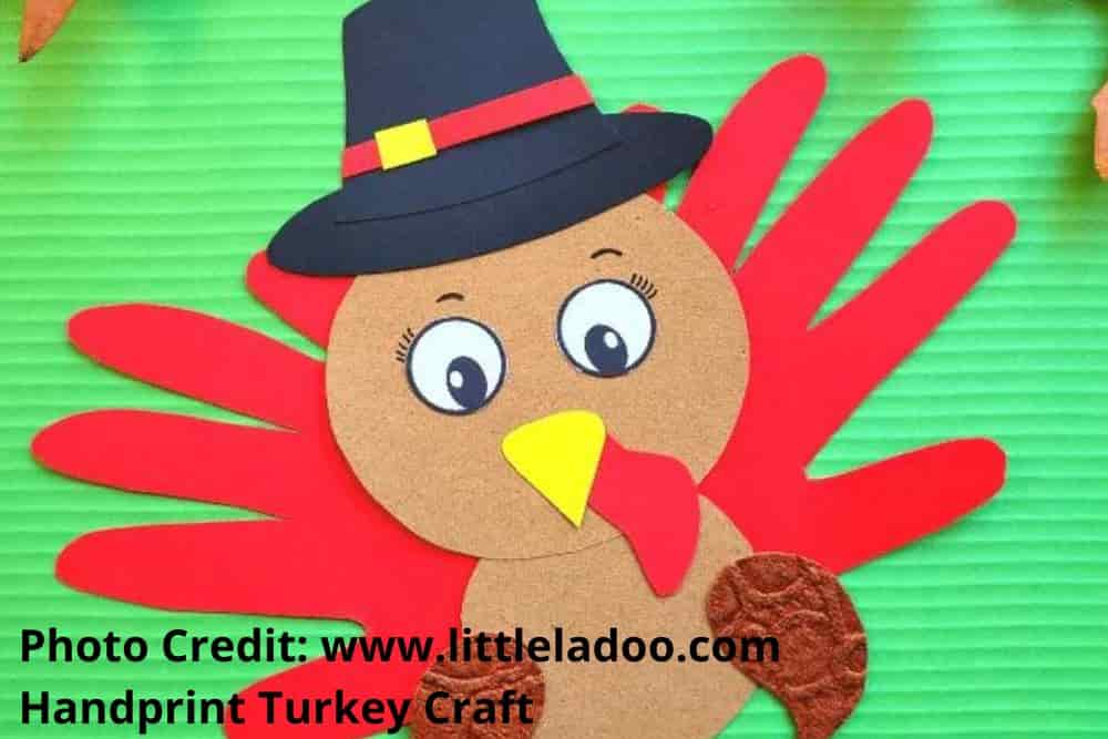 handprint turkey craft