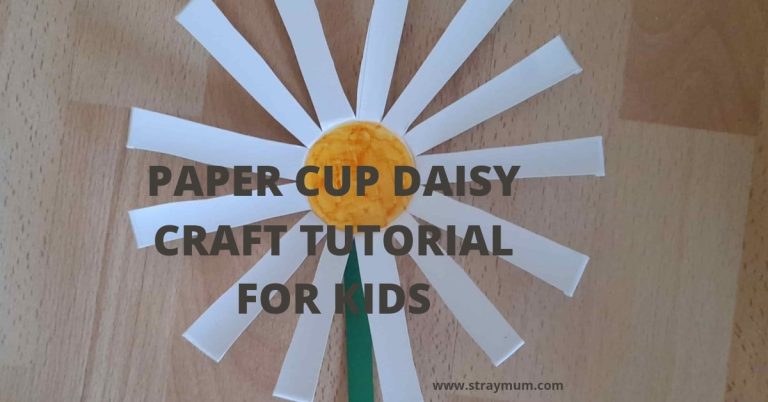 Easy Paper Cup Daisy Craft Tutorial For Kids