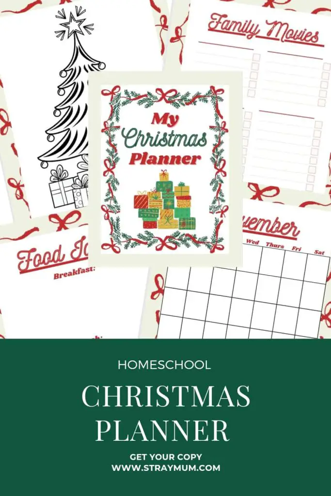Free Christmas Planner pin Free Christmas Planner