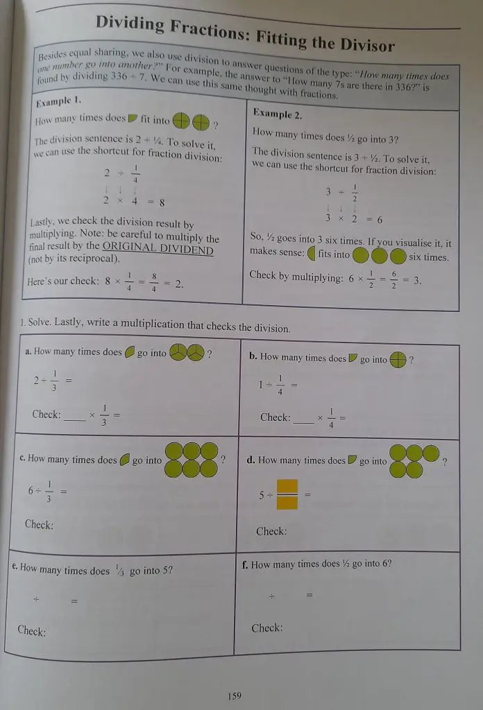 Math Mammoth worktext