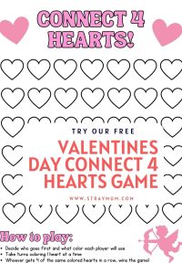 Valentine;s Day Connect 4 Hears free game