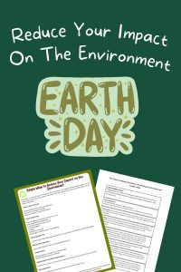Earth Day - Sustainable Living