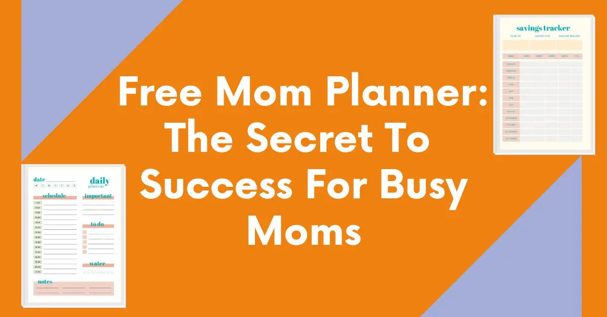 Free Mom Planner