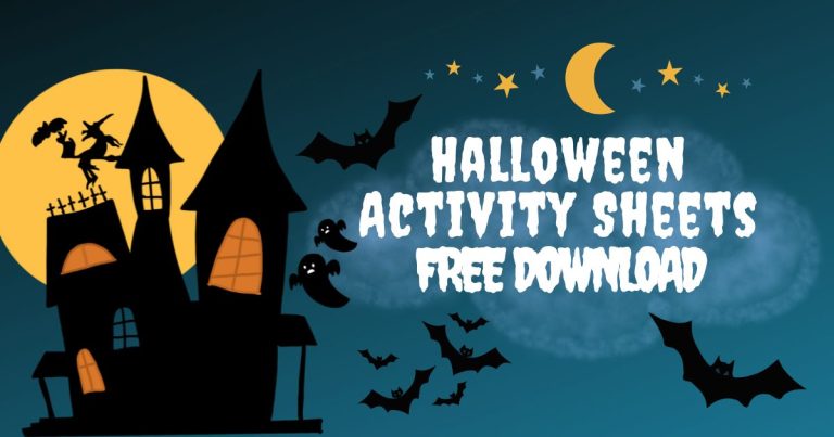 Kids Halloween Activity Sheets: Boo-tiful Free Downloadable Treat