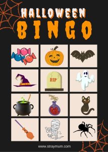 Halloween Picture Bingo