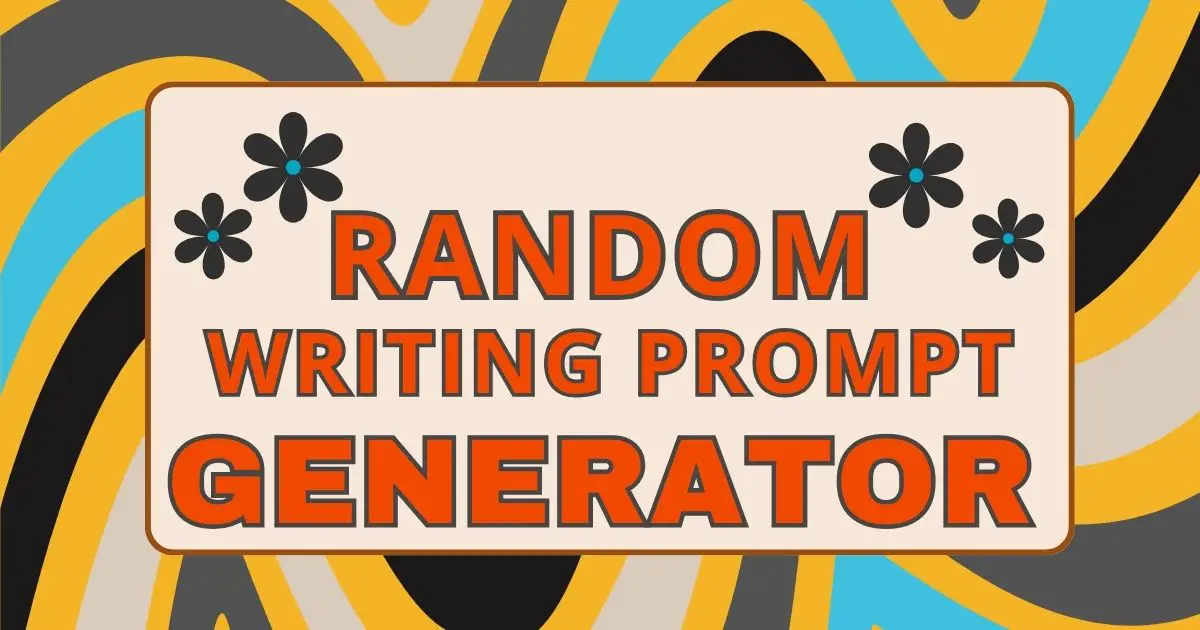 Random writing prompt generator