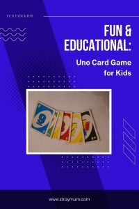 pinterest pin about the card game UNO