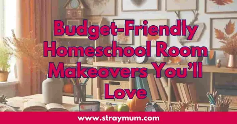 Bedget Friendly Homeschool Room