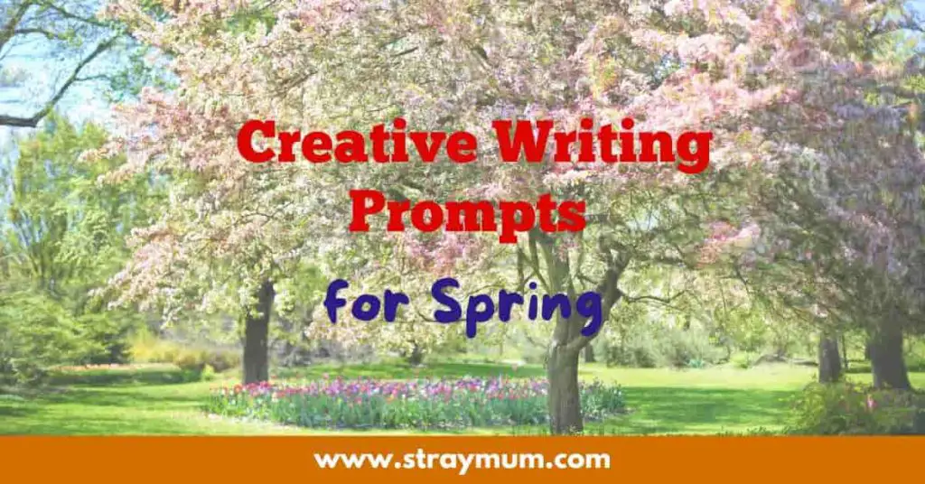 creative writing prompts for spring with a picture of spring trees in blossom