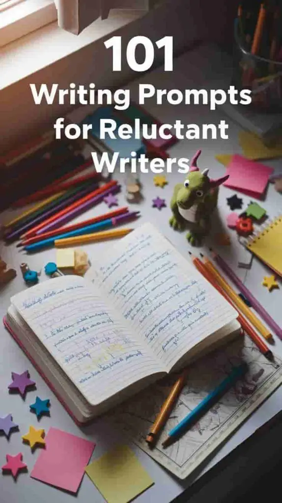 101 writing prompts for reluctant writers